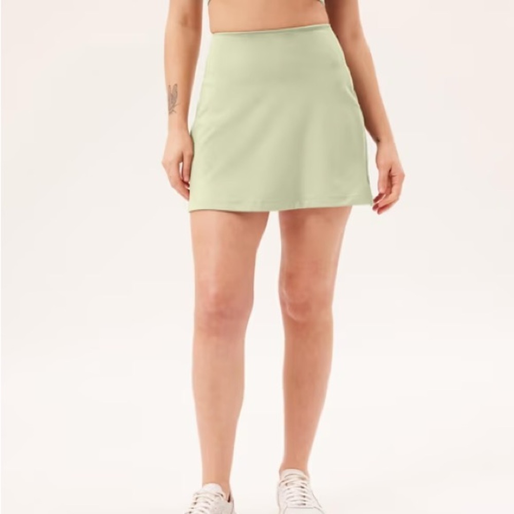 Girlfriend Collective Skort Size L / Large, Matcha Green, EUC!